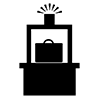 Inspection ｜ Suitcase ――Icon ｜ Illustration ｜ Free material ｜ Transparent background