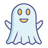 かわいいおばけのイラスト素材｜無料ダウンロード・商用利用OK