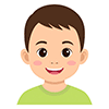笑顔の男の子の無料イラスト｜高品質で商用利用OKなアイコン素材