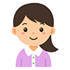 笑顔の女の子の無料イラスト｜高品質で商用利用OKなアイコン素材