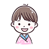 男の子の顔アイコン無料イラスト｜可愛い笑顔のフリー素材（背景透明・商用利用OK）