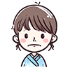 顔アイコン無料イラスト｜困った顔の男の子のフリー素材（背景透明・商用利用OK）