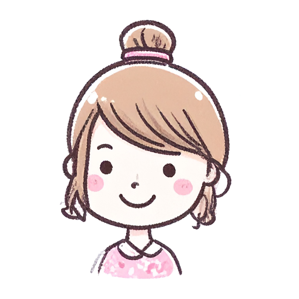 Smiling woman's face icon illustration. Free, high-quality free material that can be used commercially.