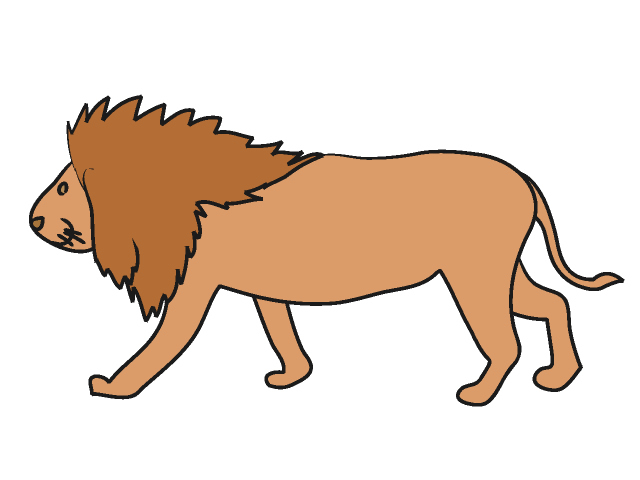 ライオン - 動物 / クリップアート / 無料 / アニマル / イラスト / アイコン / かわいい / 絵