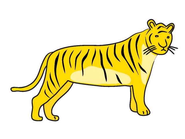 トラ｜虎 - 動物 / クリップアート / 無料 / アニマル / イラスト / アイコン / かわいい / 絵