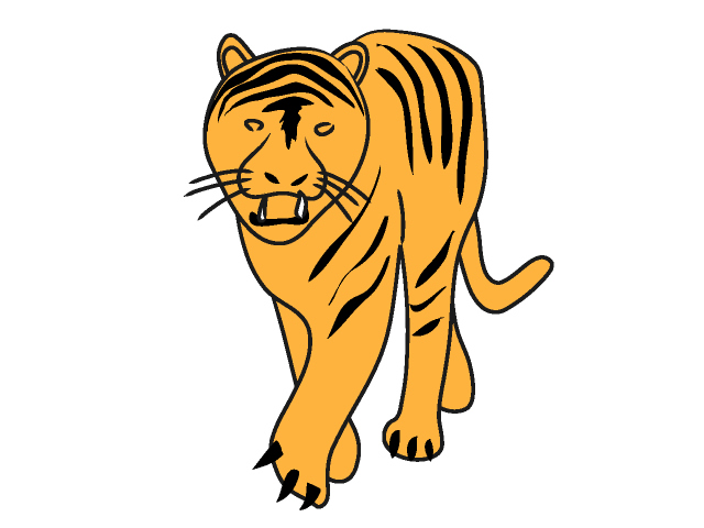 寅｜トラ - 動物 / クリップアート / 無料 / アニマル / イラスト / アイコン / かわいい / 絵