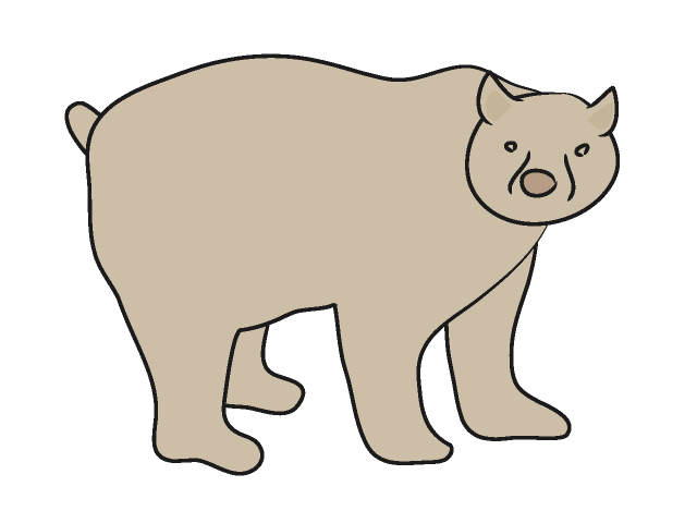 クマ｜熊 - 動物 / クリップアート / 無料 / アニマル / イラスト / アイコン / かわいい / 絵