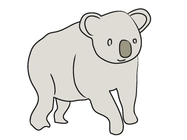 コアラ - 動物 / クリップアート / 無料 / アニマル / イラスト / アイコン / かわいい / 絵