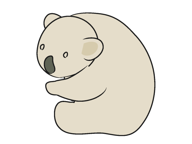 コアラ - 動物 / クリップアート / 無料 / アニマル / イラスト / アイコン / かわいい / 絵