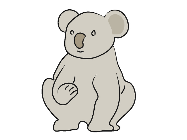コアラ - 動物 / クリップアート / 無料 / アニマル / イラスト / アイコン / かわいい / 絵