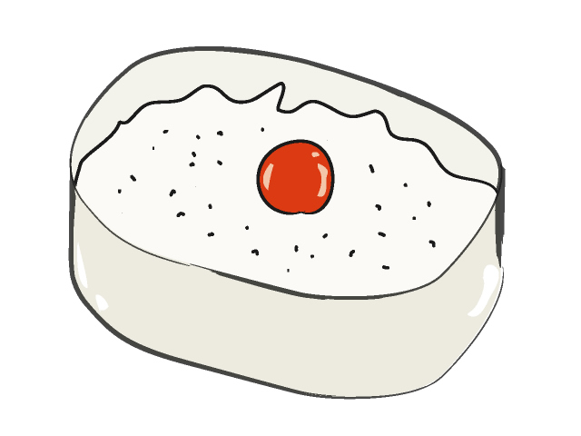 弁当｜ご飯｜梅干し - フード/食べ物/美味しい/おやつ/イラスト/写真/フリー素材/クリップアート