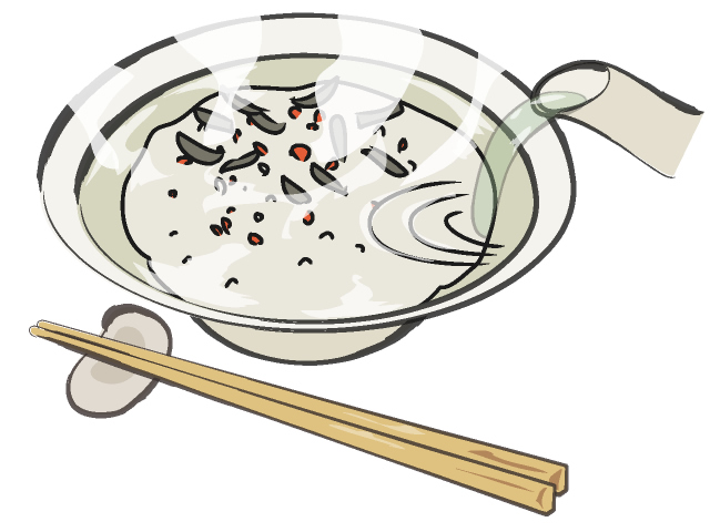 お茶漬け/おちゃづけ - フード/食べ物/美味しい/おやつ/イラスト/写真/フリー素材/クリップアート