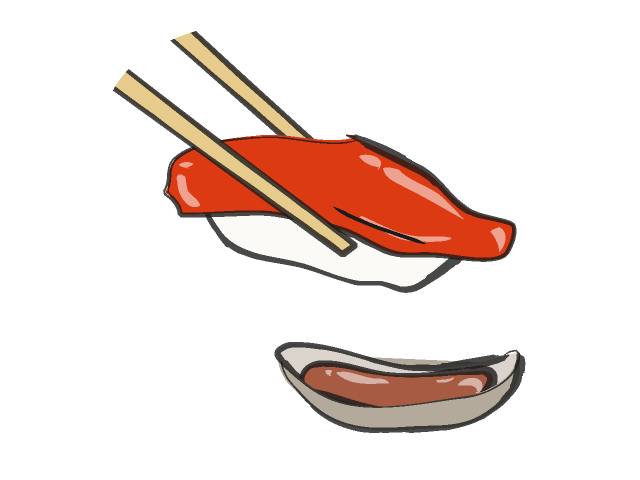 マグロ/寿司 - フード/食べ物/美味しい/おやつ/イラスト/写真/フリー素材/クリップアート