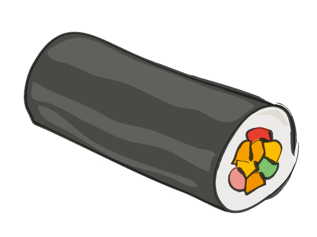 巻きずし - フード/食べ物/美味しい/おやつ/イラスト/写真/フリー素材/クリップアート