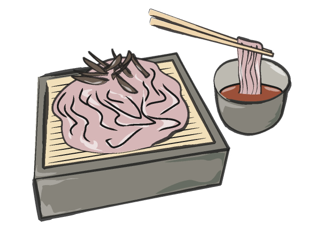 ざるそば/ざる蕎麦 - フード/食べ物/美味しい/おやつ/イラスト/写真/フリー素材/クリップアート