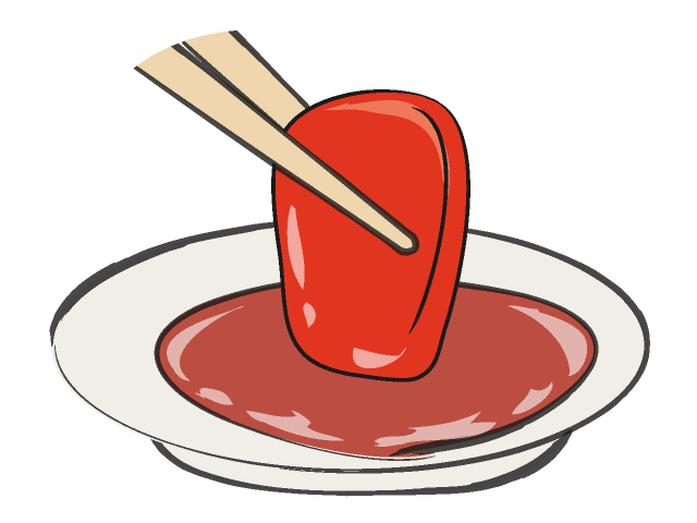 マグロ刺身 - フード/食べ物/美味しい/おやつ/イラスト/写真/フリー素材/クリップアート