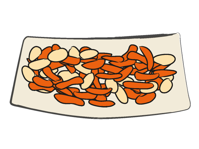 柿ピー/カキピー - フード/食べ物/美味しい/おやつ/イラスト/写真/フリー素材/クリップアート