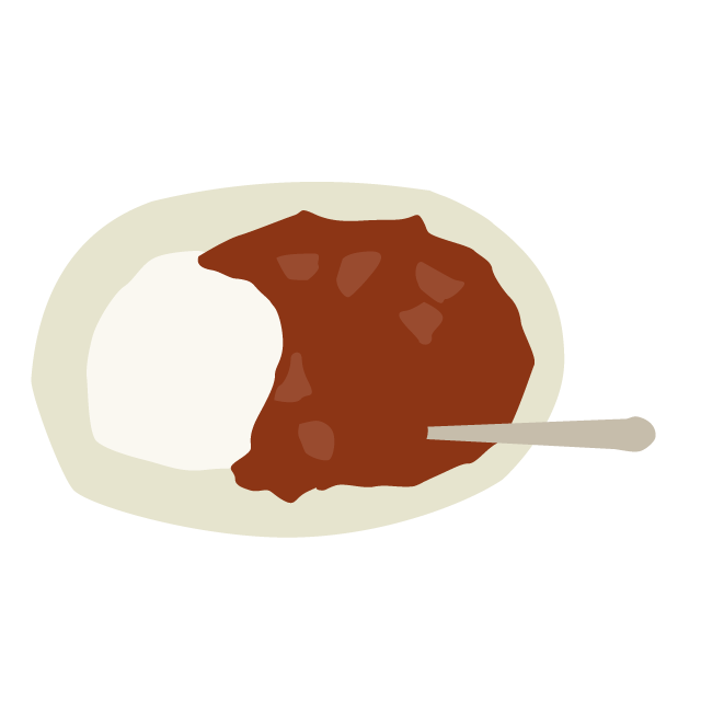 カレーライス - 挿絵 / クリップアート / 無料 / 家電 / 乗り物 / 動物 / 家具 / イラスト / ダウンロード