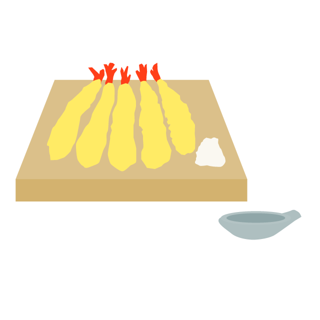 天ぷら｜海老 - 挿絵 / クリップアート / 無料 / 家電 / 乗り物 / 動物 / 家具 / イラスト / ダウンロード