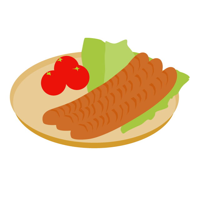 ウィンナー｜フランクフルト - 挿絵 / クリップアート / 無料 / 家電 / 乗り物 / 動物 / 家具 / イラスト / ダウンロード