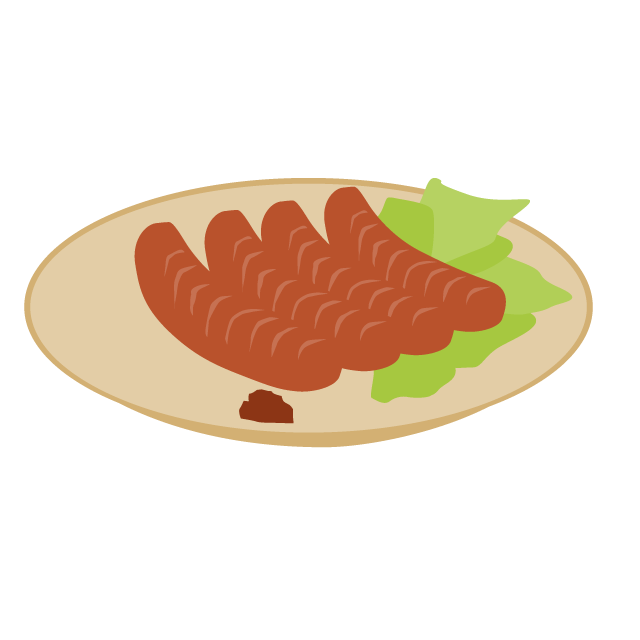 ウィンナー｜フランクフルト - 挿絵 / クリップアート / 無料 / 家電 / 乗り物 / 動物 / 家具 / イラスト / ダウンロード