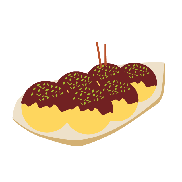 たこ焼き - 挿絵 / クリップアート / 無料 / 家電 / 乗り物 / 動物 / 家具 / イラスト / ダウンロード