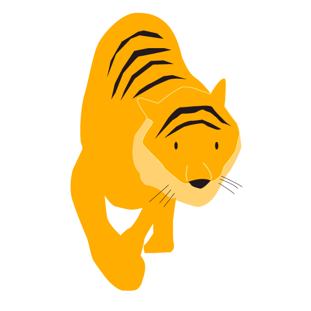 トラ｜虎 - 挿絵 / クリップアート / 無料 / 家電 / 乗り物 / 動物 / 家具 / イラスト / ダウンロード