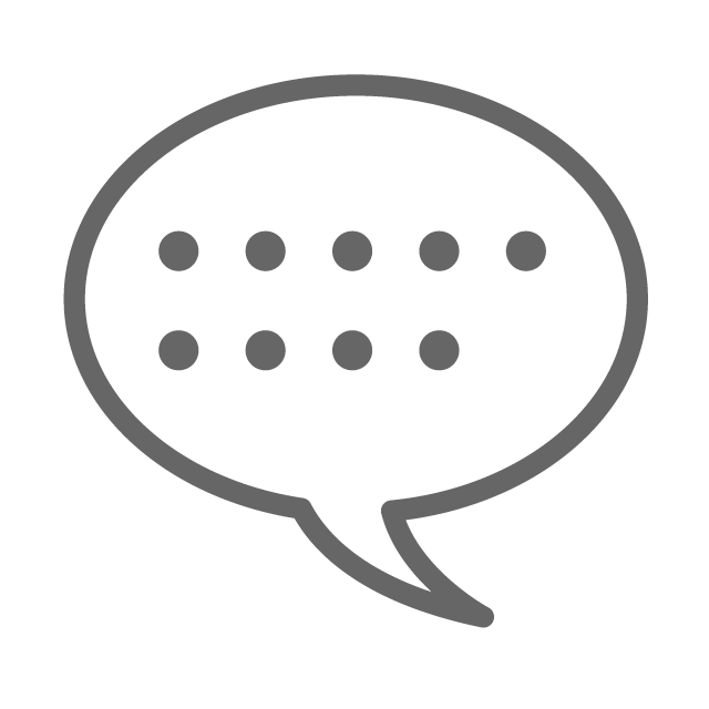 沈黙/無言 - イラスト/フリー素材/アイコン/クリップアート/絵/シンプル