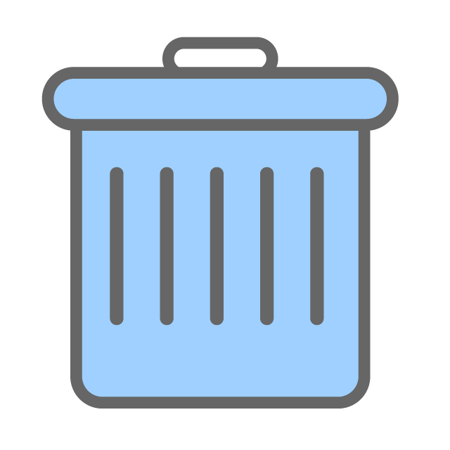 ゴミを棄てる - イラスト/フリー素材/アイコン/クリップアート/絵/シンプル