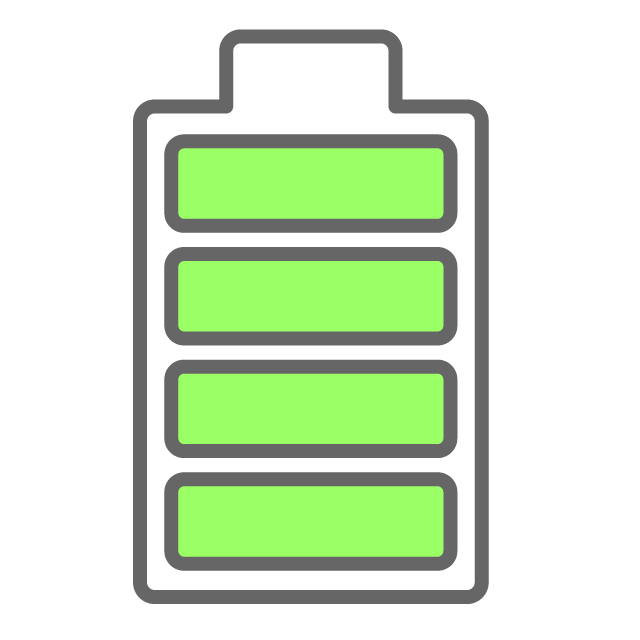 充電がOKのイメージ - イラスト/フリー素材/アイコン/クリップアート/絵/シンプル