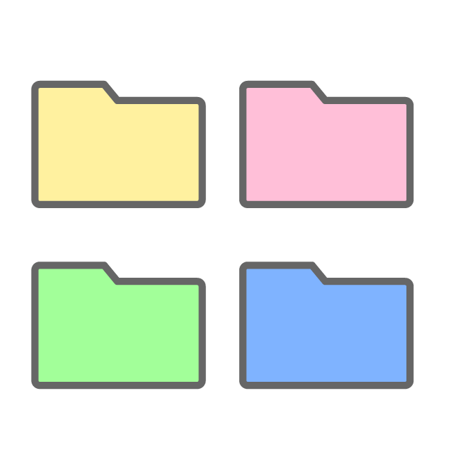 データ/管理 - イラスト/フリー素材/アイコン/クリップアート/絵/シンプル