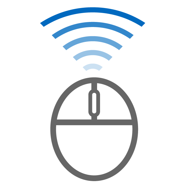 無線マウス - イラスト/フリー素材/アイコン/クリップアート/絵/シンプル