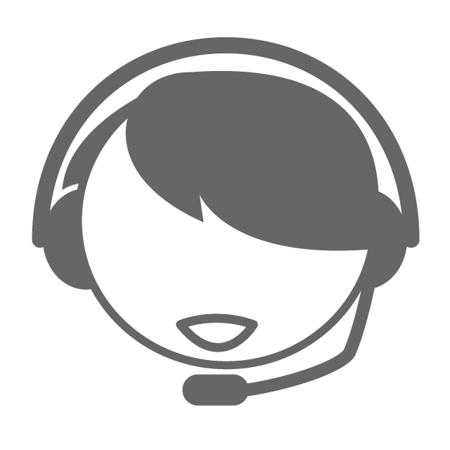 コールセンターで働く女性のイメージ - イラスト/フリー素材/アイコン/クリップアート/絵/シンプル