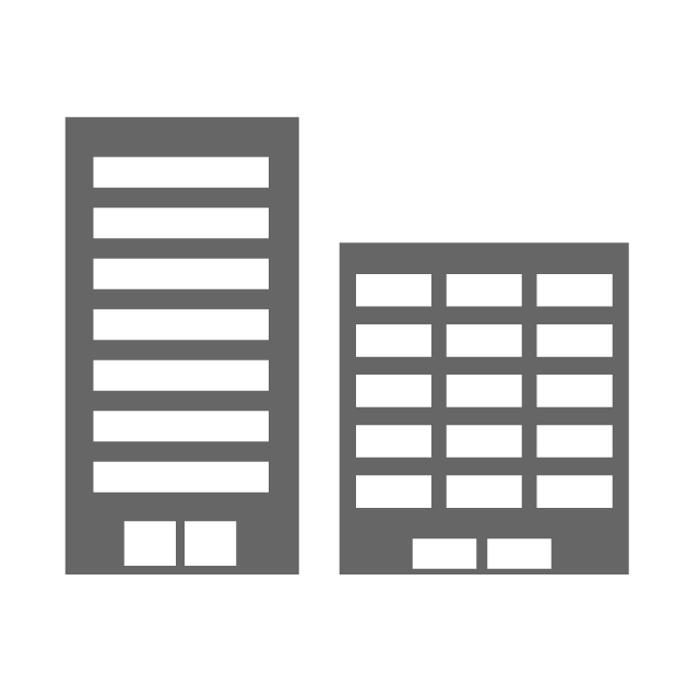 都市/ビジネス街 - イラスト/フリー素材/アイコン/クリップアート/絵/シンプル