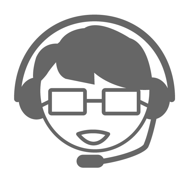 サポートセンター/男性/オペレーター - イラスト/フリー素材/アイコン/クリップアート/絵/シンプル