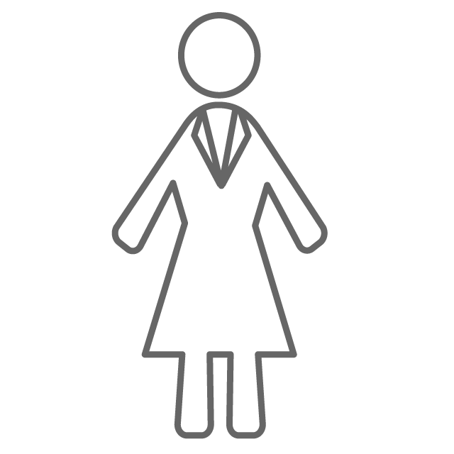 会社員/OL/女性 - イラスト/フリー素材/アイコン/クリップアート/絵/シンプル