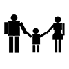 Family ｜ People ｜ Children ――Icons ｜ Illustrations ｜ Free materials ｜ Transparent background