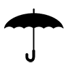 Umbrella-Icon ｜ Illustration ｜ Free material ｜ Transparent background