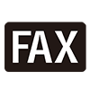 Fax ｜ Mark-Icon ｜ Illustration ｜ Free Material ｜ Transparent Background