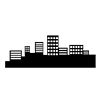 Buildings ｜ Urban ｜ Icons ｜ Illustrations ｜ Free materials ｜ Transparent background