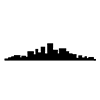 City ｜ City ｜ Building ｜ Icon ｜ Illustration ｜ Free material ｜ Transparent background