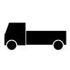 Truck ｜ Vehicle ｜ Icon ｜ Illustration ｜ Free Material ｜ Transparent Background