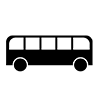 Bus ｜ Sightseeing --Icon ｜ Illustration ｜ Free material ｜ Transparent background