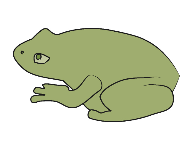 カエル/蛙 - 動物 / クリップアート / 無料 / アニマル / イラスト / アイコン / かわいい / 絵