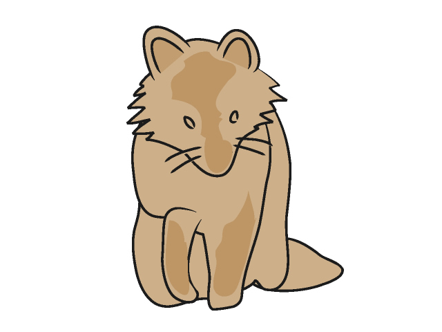 アライグマ/洗い熊 - 動物 / クリップアート / 無料 / アニマル / イラスト / アイコン / かわいい / 絵