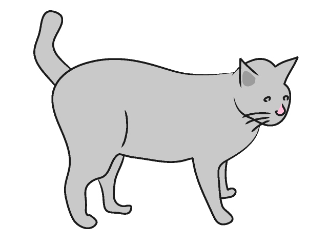 猫｜ネコ - 動物 / クリップアート / 無料 / アニマル / イラスト / アイコン / かわいい / 絵