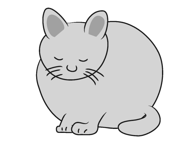 ネコ｜猫 - 動物 / クリップアート / 無料 / アニマル / イラスト / アイコン / かわいい / 絵