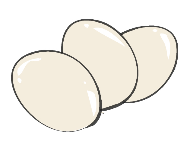 卵/たまご/エッグ - フード/食べ物/美味しい/おやつ/イラスト/写真/フリー素材/クリップアート