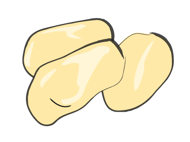 ジャガバター - フード/食べ物/美味しい/おやつ/イラスト/写真/フリー素材/クリップアート