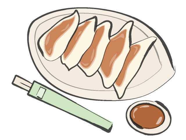 餃子/ギョウザ - フード/食べ物/美味しい/おやつ/イラスト/写真/フリー素材/クリップアート
